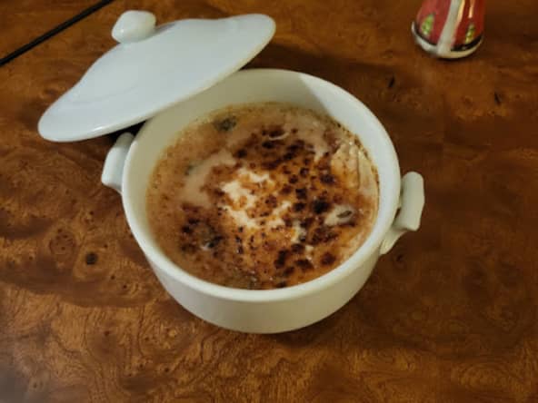 Crème brûlée au foie gras