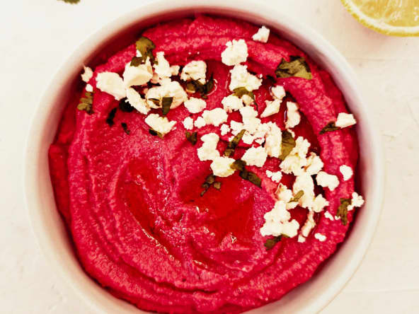 Houmous de betteraves