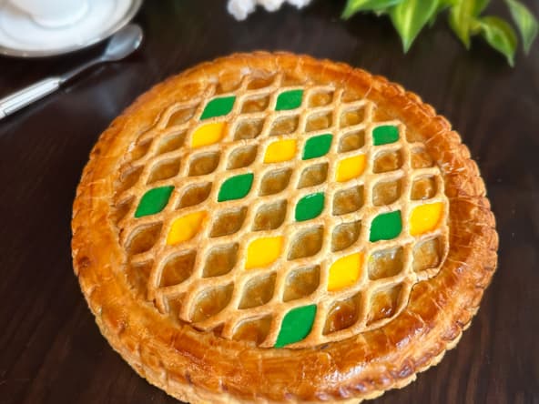 La galette pistache fleur d’oranger