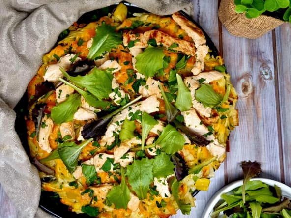 Galette poireaux pomme de terre