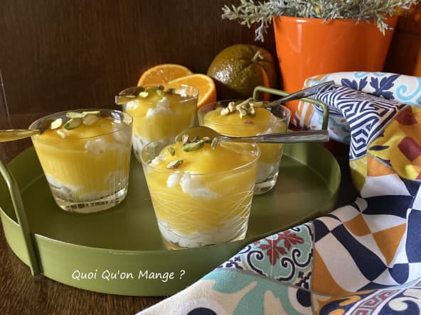 Petits crémeux à l’orange