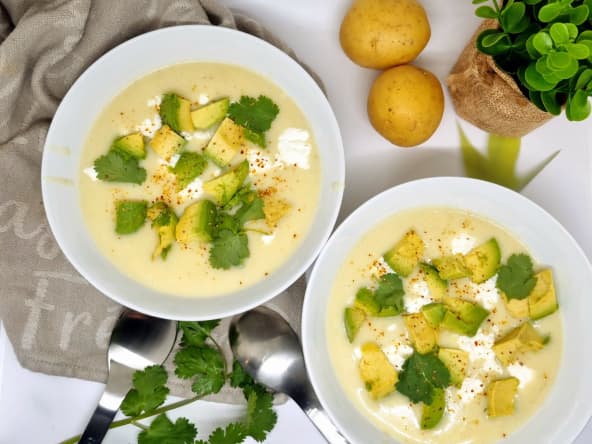Soupe pomme de terre avocat