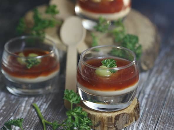 Mousse de foie à la gelée de porto