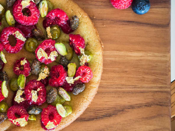 Cookie XXL pistache framboise