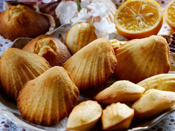 Madeleines de Compostelle à l'orange