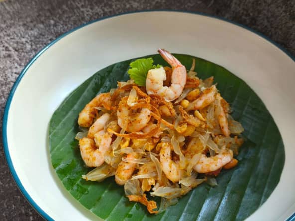Salade thaïe de pomelo, yam som o