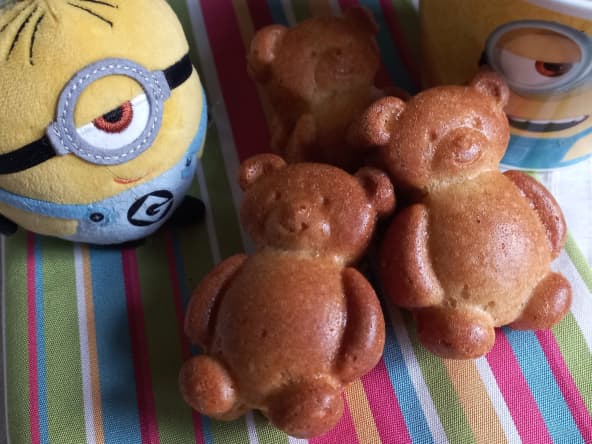 Oursons vanille façon quatre-quarts