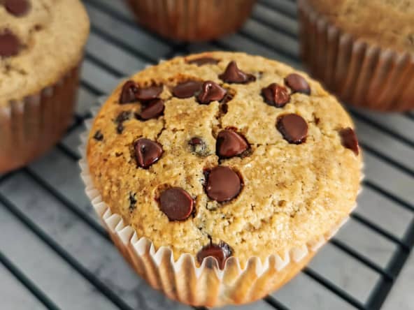 Muffins sans gluten pépites de chocolat