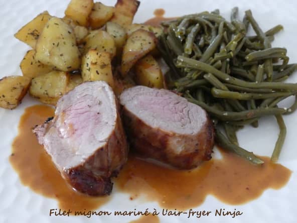 Filet mignon mariné à l'air fryer Ninja
