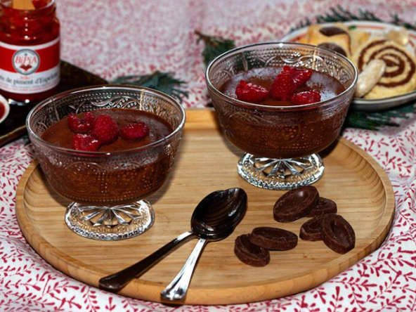 Mousse au chocolat au piment d'Espelette