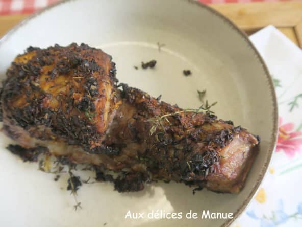 Ribs ou travers de porc marinés au vin blanc et tomates séchées, à l'Extra Crisp ou pas