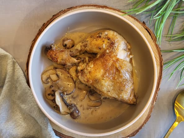 Poulet à la normande