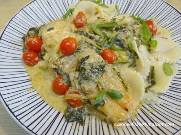 Saumon à la Toscane