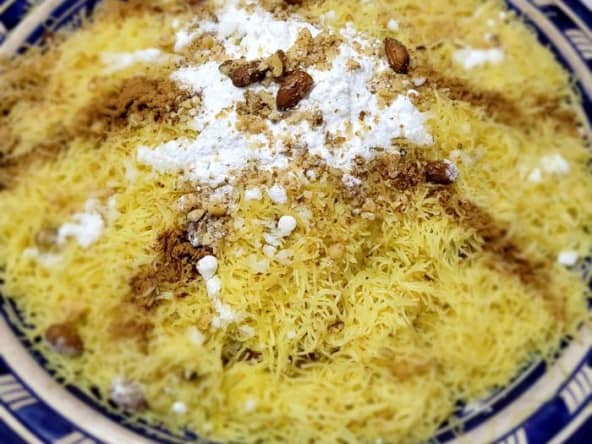 Seffa aux cheveux d'ange à la marocaine