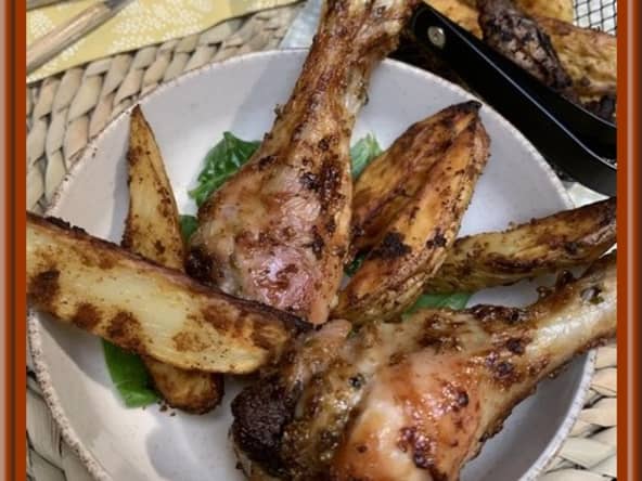 Pilons de poulet marinés à la sauce soja