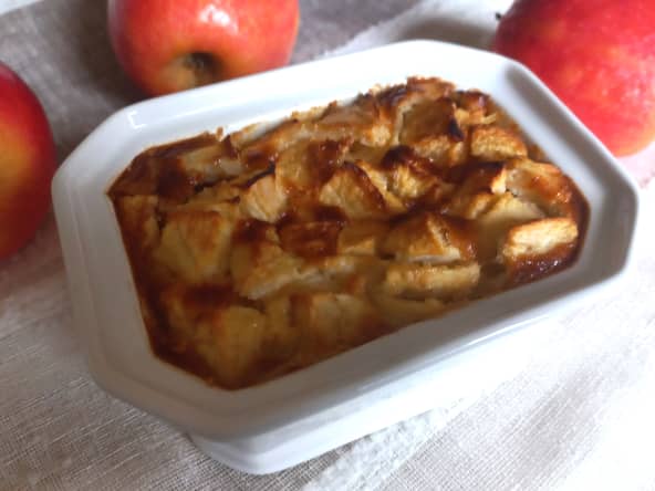 Clafoutis aux pommes et au miel