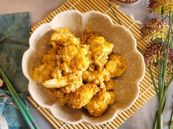 Bouchées de chou-fleur thaï gourmandes