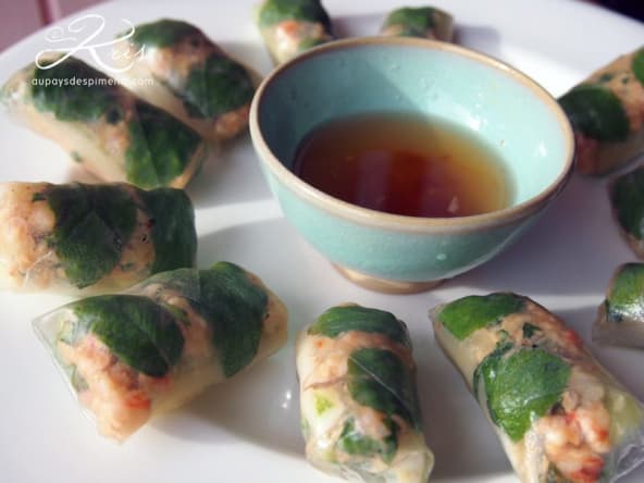 Rouleaux de printemps aux crevettes