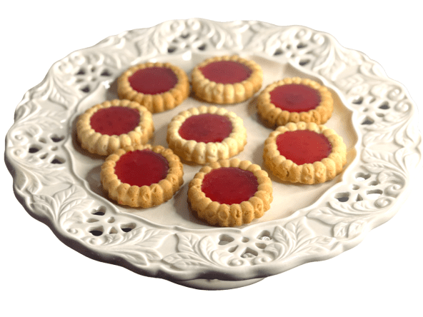 Biscuits tartelettes aux fraises