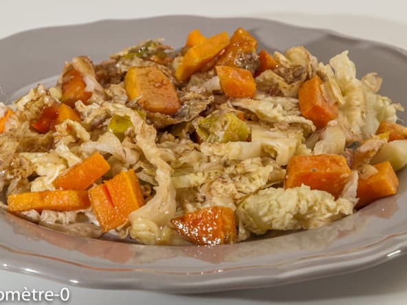 Chou frisé en salade