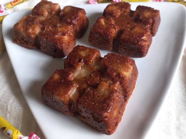 Petits gâteaux à la banane et aux carambar