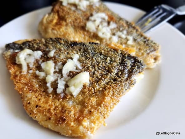 Bonite poêlée à la farine de mais