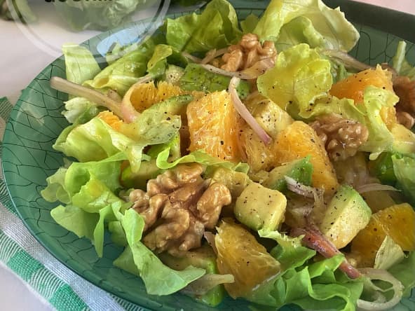 Salade hivernale d’avocat et orange