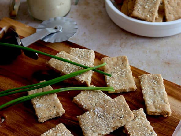 Crackers chanvre sans gluten lait œufs