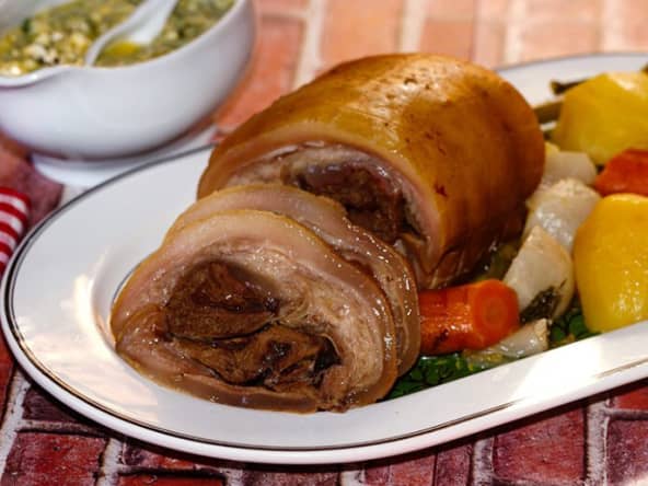 Tête de veau, sauce gribiche