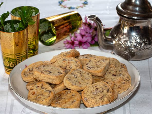 Biscuits croquants aux noisettes