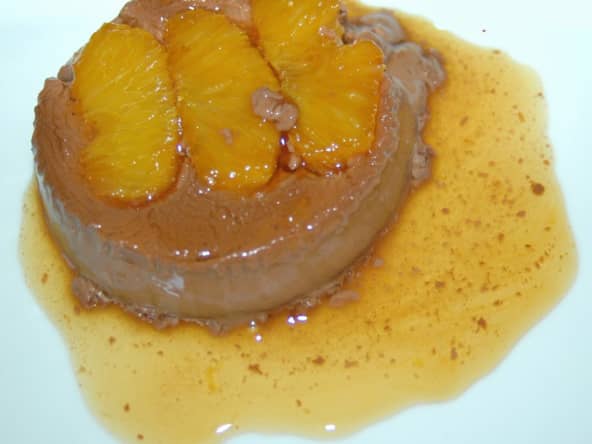 Flans au chocolat épicé