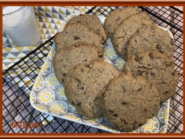 Cookies à la farine de sarrasin et pépites de chocolat