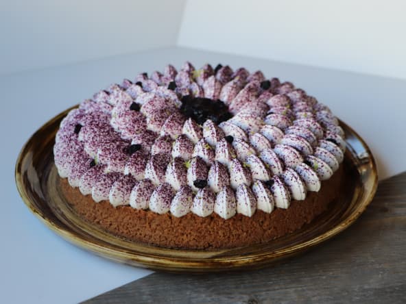 Le cheesecake cru et cuit à la myrtille : une recette du Chef Antoine Gras