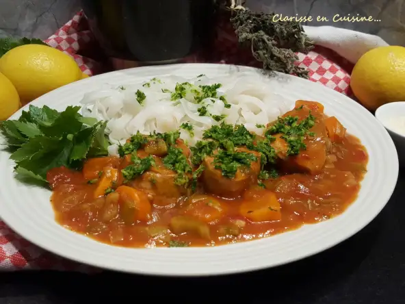 Médaillons de filet mignon façon osso buco