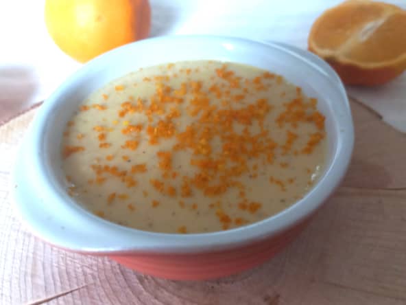 Crème dessert à l’orange