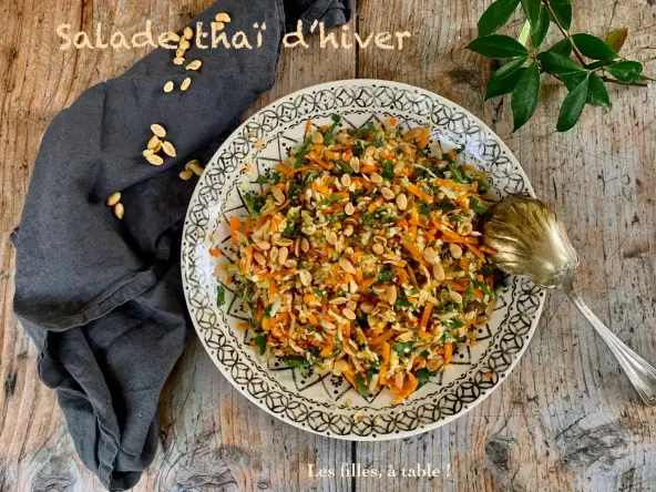 Salade thaï d'hiver : une recette avec des courges butternut