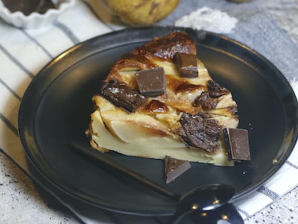 Clafoutis poires chocolat