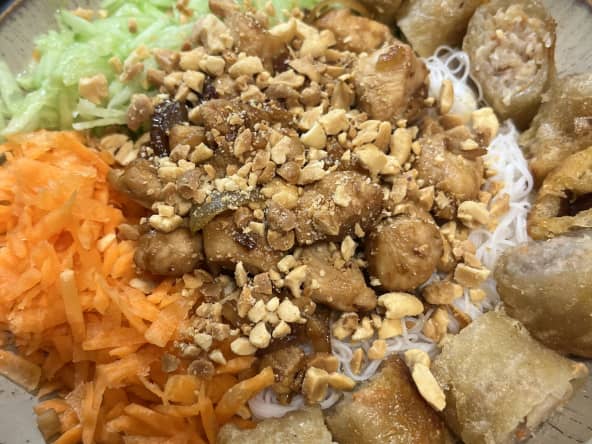 Recette de Bò Bún au poulet