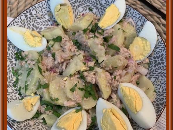 Salade de pommes de terre au thon