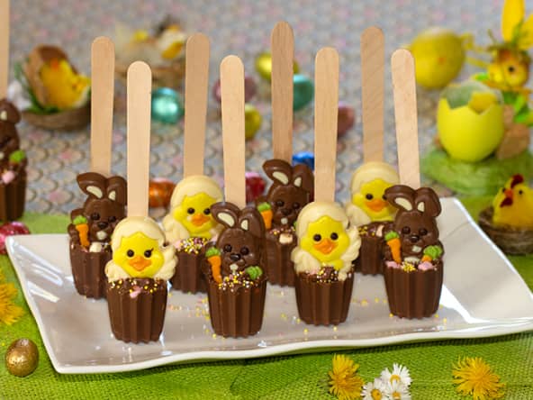 Sucettes en chocolat : une recette pour Pâques