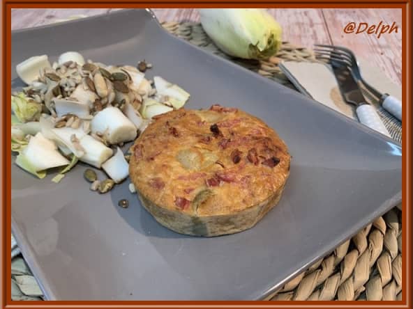 Clafoutis d’endives et de bacon au Cookeo