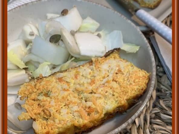 Cake aux carottes et surimi