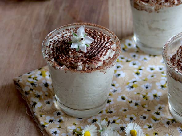 Mousse lait de coco sans gluten lait œufs