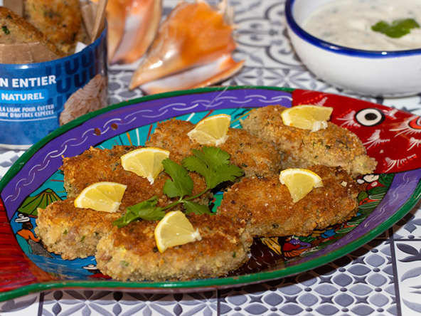 Nuggets au thon et aux herbes fraiches