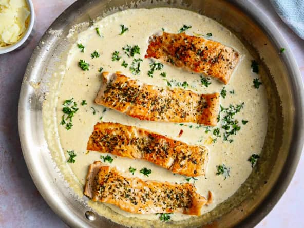 Saumon à la crème façon marie-moi