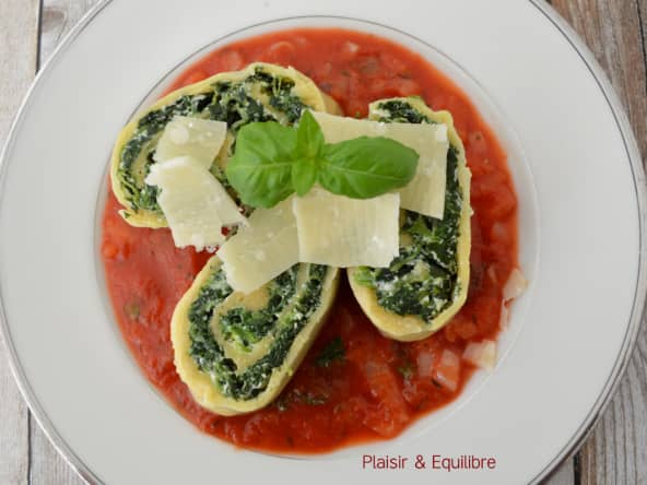 Rotolo di spinaci e ricotta