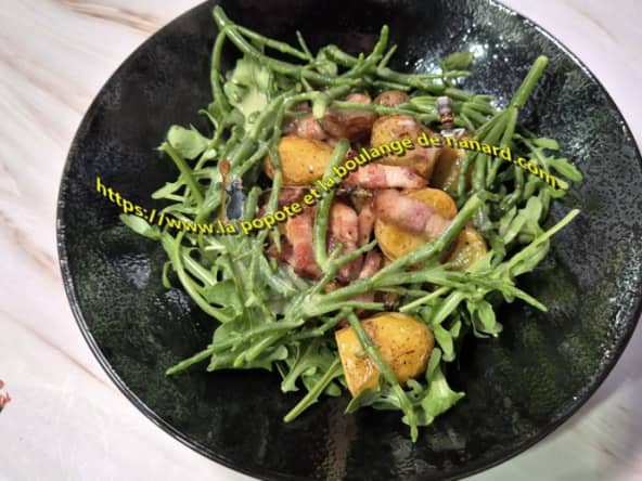 Salade de pommes de terre de Noirmoutier aux salicornes