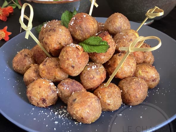 Billes de courgettes au gruyère