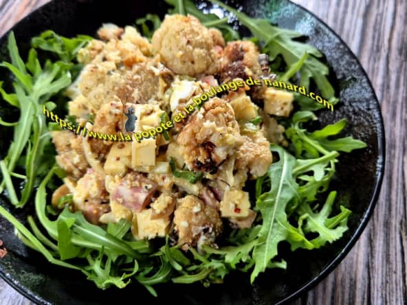 Salade de chou-fleur rôti à l'ail