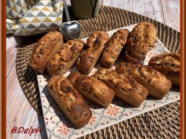 Financiers à la rhubarbe